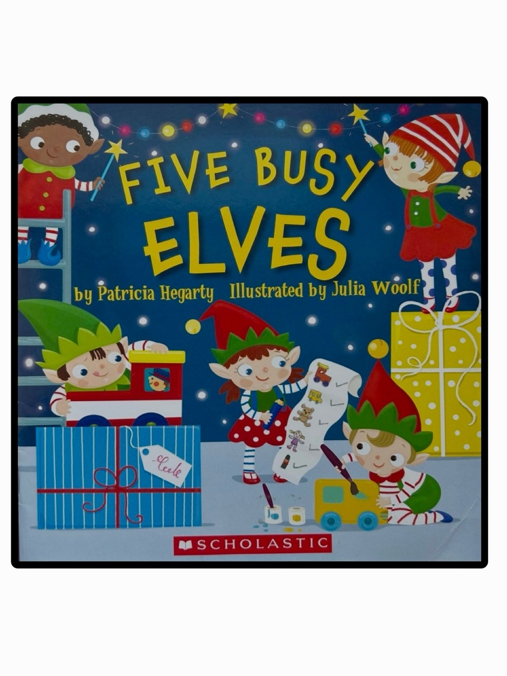 BUNDLE & SAVE 🎄Five Busy Elves Kids Softcover Book by Patricia Hegarty